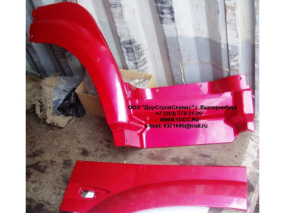Крыло кабины со спальником красное правое H3 HOWO (ХОВО)  фото 1 Уфа