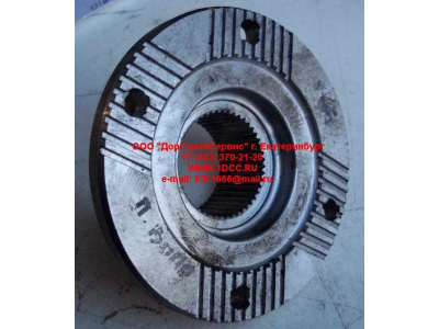 Фланец проходного вала D-165, 4 отв., с насечками, низкий, мелкий шлиц H HOWO (ХОВО) RHAZ9114320205 фото 1 Уфа