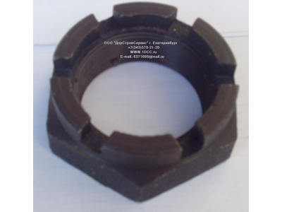 Гайка передней ступицы левая резьба (на цапфу) H2/H3 HOWO (ХОВО) AZ9100411140 фото 1 Уфа